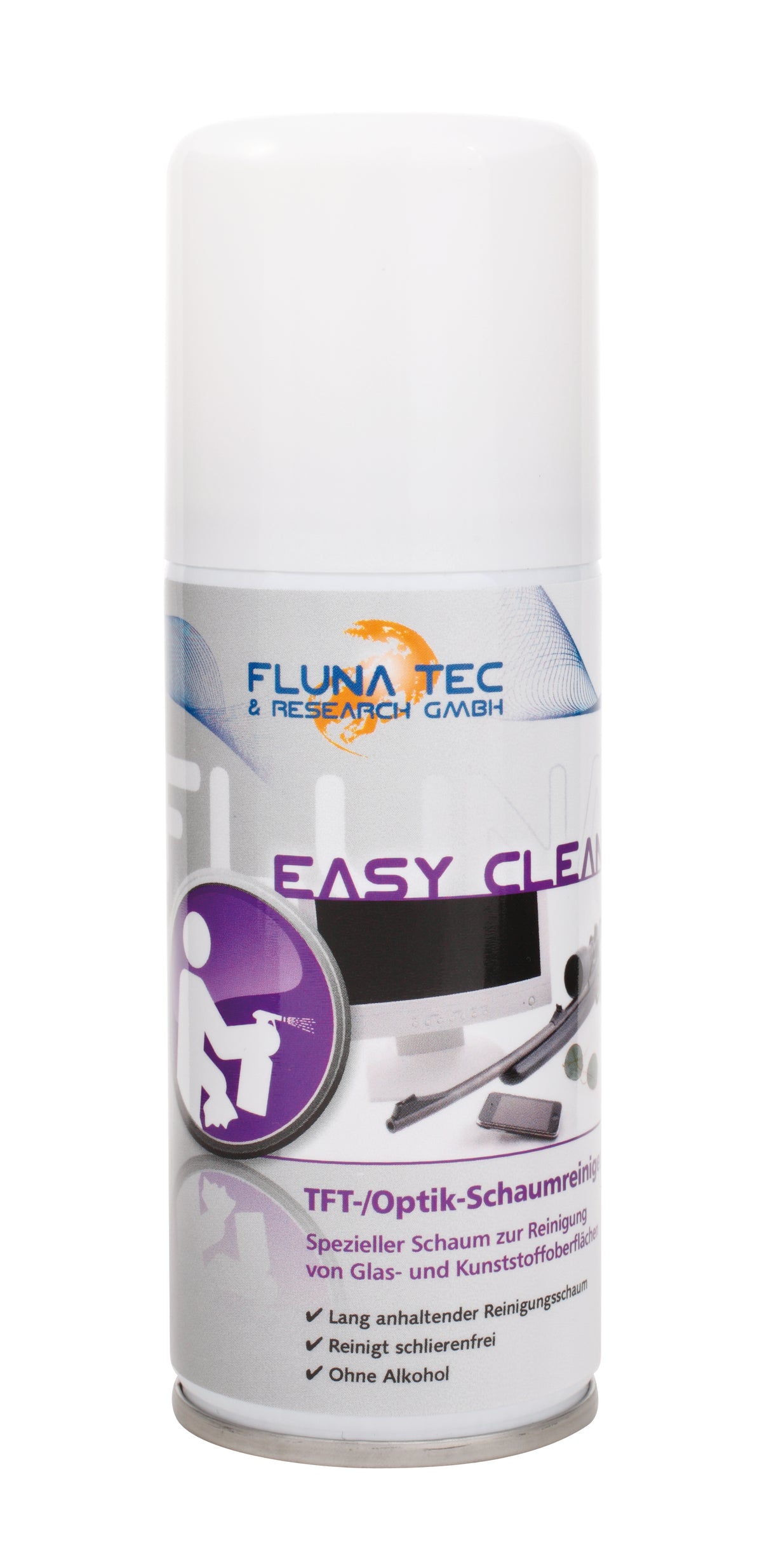 FlunaTec TFT – pianka do czyszczenia optyki, 100 ml