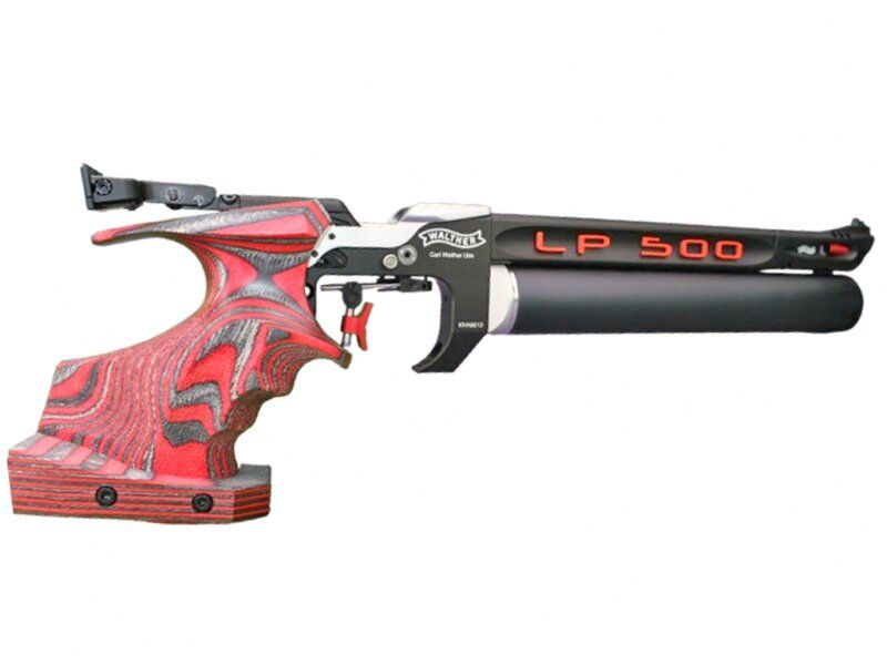Walther LP500 Expert Design Rot z czerwonymi napisami i detalami
