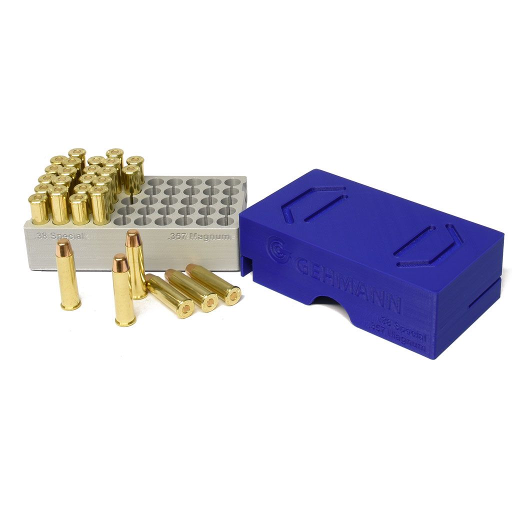 Gehmann pudełko na naboje z podajnikiem, kal. .38 Special / .357 Mag