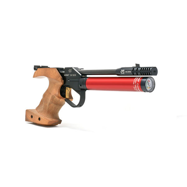 Morini CM 162EI Short – krótki pistolet pneumatyczny, chwyt prawy