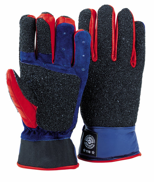 ahg Gloves Color II – rękawica strzelecka czerwono-niebieska