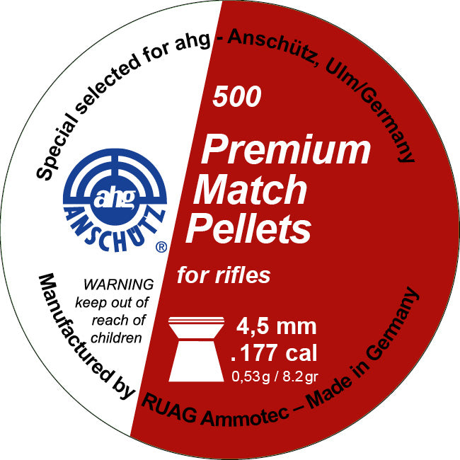 RWS ahg-Premium Match – śrut diabolo 4,5 mm, 500 szt. – zdjęcie 3