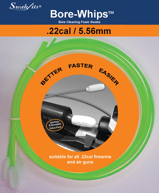 Swab-Its Bore-Whips – przeciągane wymazaki do lufy kal. .22, 3 szt.