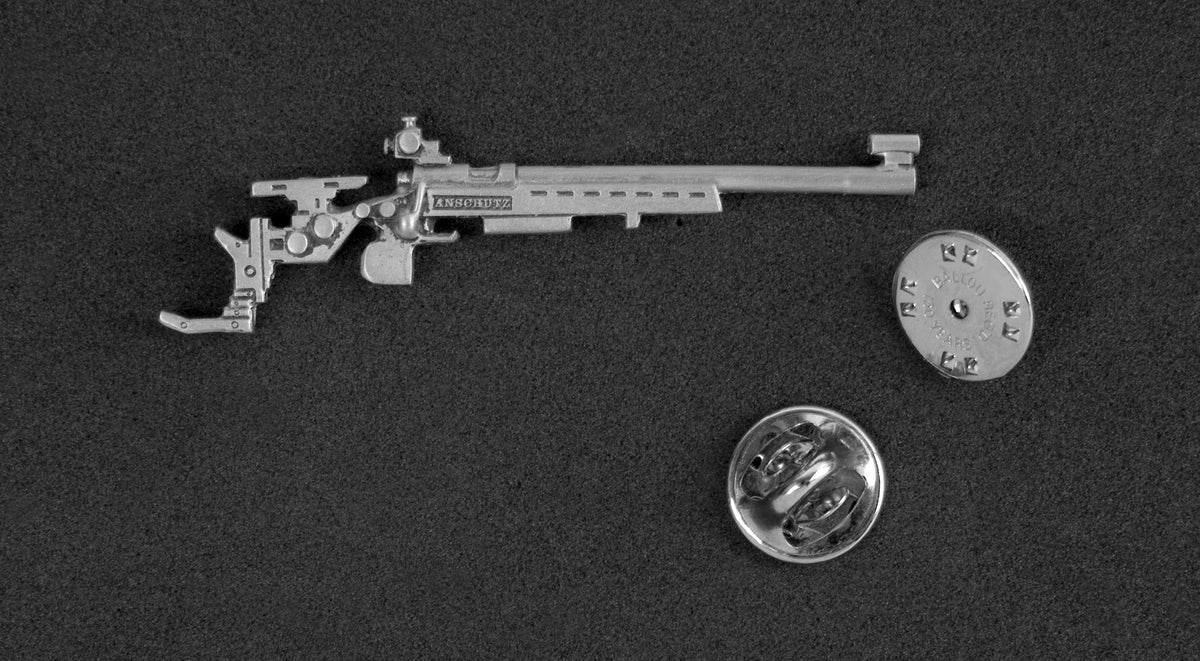 ahg Rifle Pin – przypinka z karabinem sportowym Anschütz – zdjęcie 4