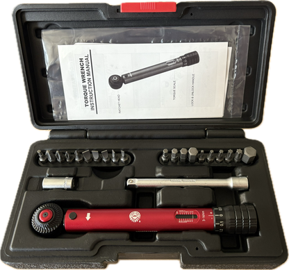ahg Torque Wrench Set – mini klucz dynamometryczny z 20 bitami – zdjęcie 2