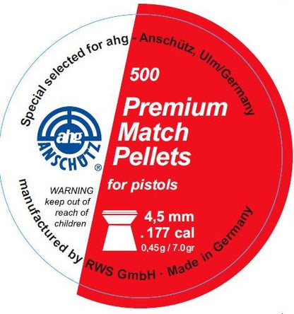 RWS ahg-Premium Match – śrut diabolo 4,5 mm, 500 szt. – zdjęcie 2