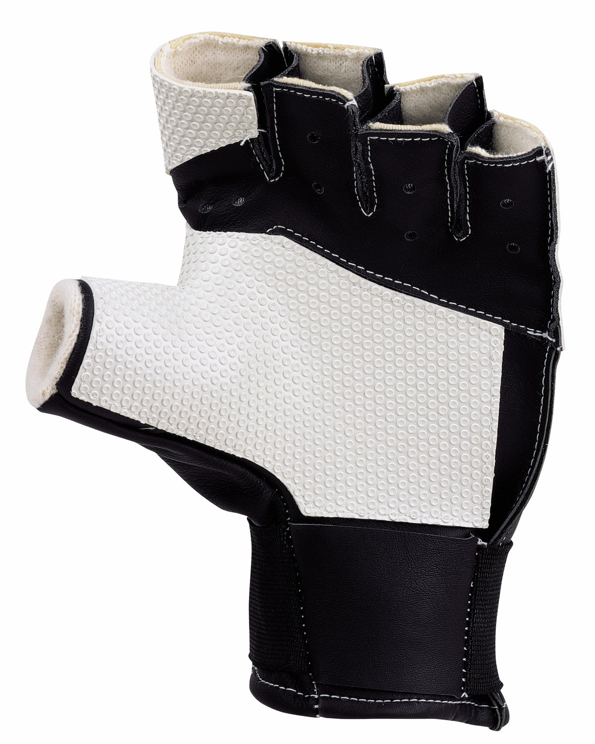 ahg Glove Short Black – czarna skórzana rękawica strzelecka – zdjęcie 2