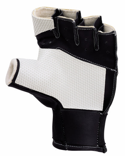 ahg Glove Short Black – czarna skórzana rękawica strzelecka – zdjęcie 2
