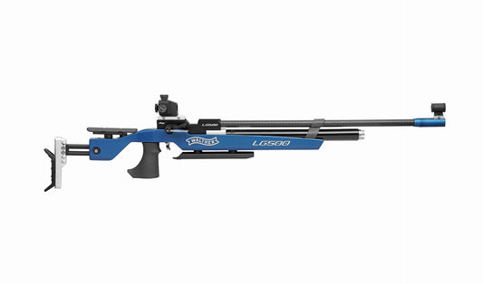 Walther LG500 Ergotec – karabinek pneumatyczny, widok z prawej strony