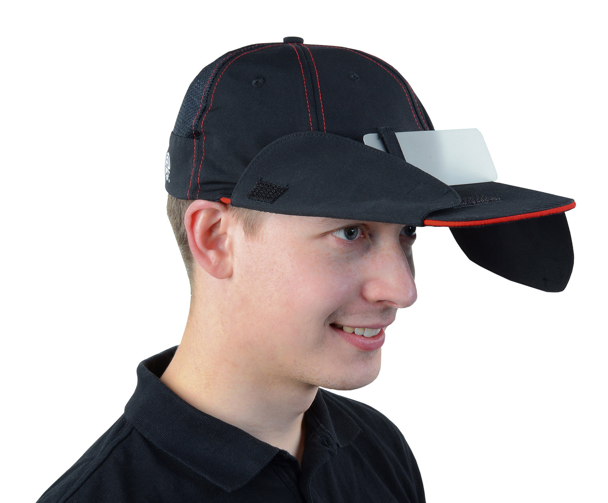 ahg Shooting Cap Color – wersja czarna z zasłonką oka