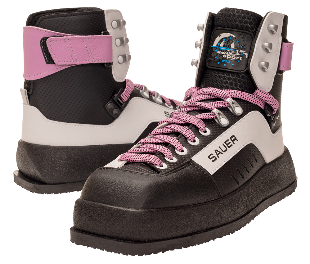 Buty strzeleckie Sauer Perfect X – rzepy różowe
