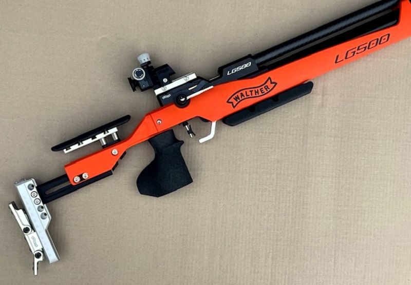 Walther LG500 Competition Orange – kolba i chwyt