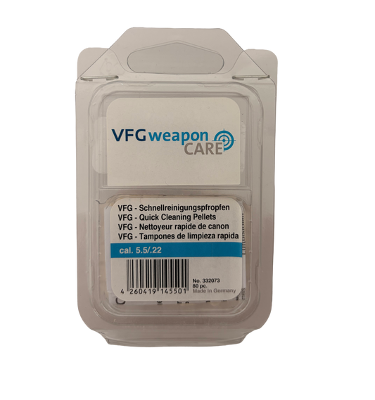 VFG filce do szybkiego czyszczenia lufy 5,5 mm, 80 sztuk
