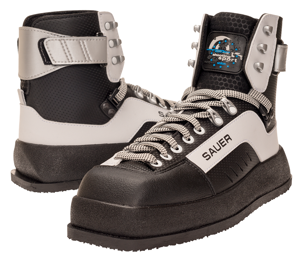 Buty strzeleckie Sauer Perfect X – rzepy srebrne