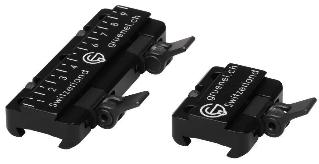 Grünig + Elmiger podwyższenie linii celowania 8,5 mm Speedlock – komplet