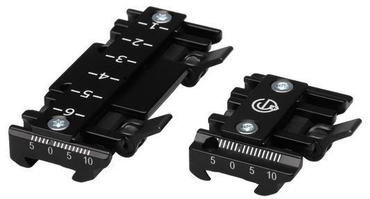 Grünig + Elmiger podwyższenie linii celowania 10 mm Speedlock – komplet