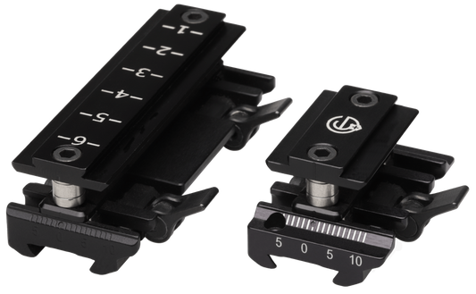 Grünig + Elmiger regulowane podwyższenie linii celowania 10–28 mm Speedlock – komplet