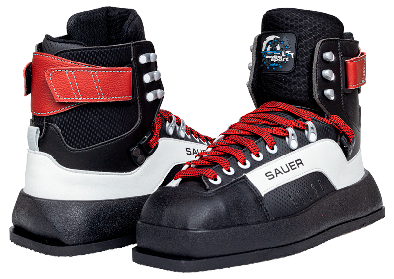 Buty strzeleckie Sauer Perfect X – rzepy czerwone