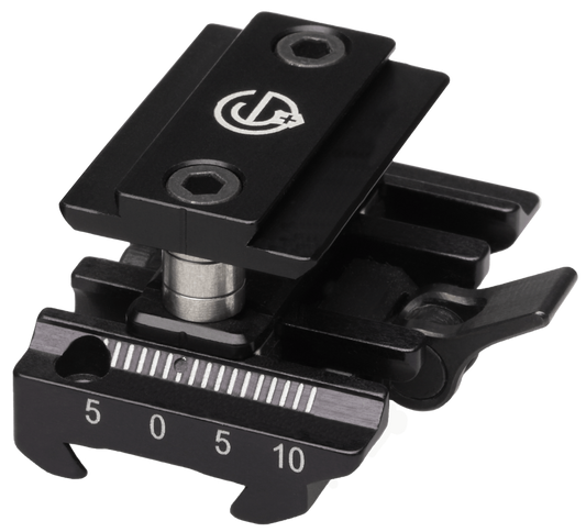 Grünig + Elmiger regulowane podwyższenie tunelu muszki 10–28 mm Speedlock